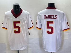 Toptan erkekler 5 Jayden Daniels 1 Samuel SR 17 Terry Mclaurin 4 Taylor Heinicke en kaliteli dikişli futbol forması - Product Image 5