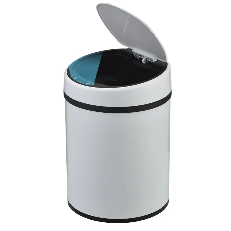 12L ev mutfak otomatik sensör çöp tenekesi, akıllı otomatik çöp tenekesi, ABS plastik ev çevre dostu çöp kutusu USB