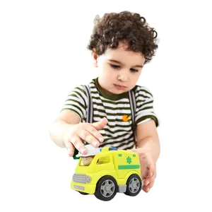 Playgo On-The-Go Mini Unisex giocattolo di plastica ambulanza per bambini classico giocattolo educativo per bambini confezionato in scatole