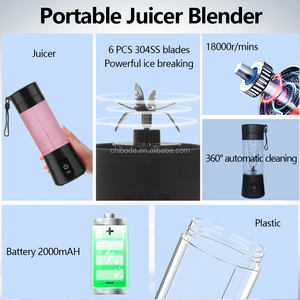 Thông minh di động không thấm nước Máy ép trái cây vắt Máy USB có thể sạc lại trộn cup điện Nhà Bếp Máy xay sinh tố bé thực phẩm - Product Image 2