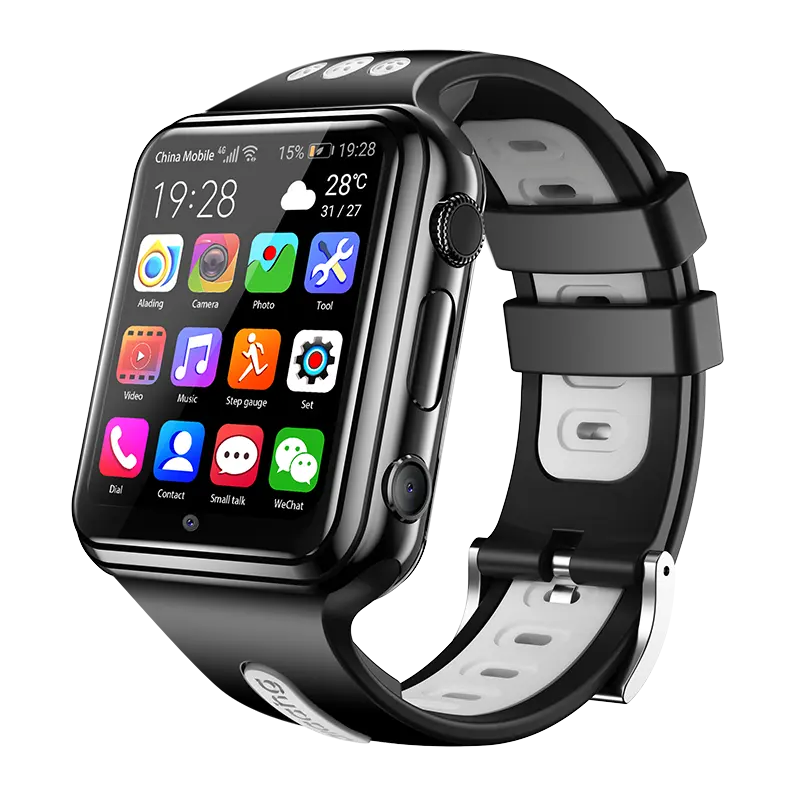 High-End Elektronische Digitale Telefoon Horloge 4G Netwerk Grote Capaciteit 1080 Mah Batterij Wifi App Download W5 Smart Watch Kids