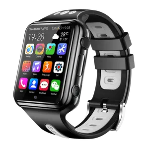 Orologio digitale elettronico di fascia alta per telefono 4G network grande capacità 1080 mAh batteria WIFI app scarica W5 smart watch kids