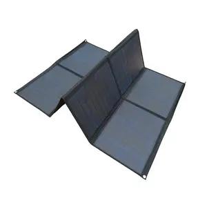 Individuelles 200 W tragbares Solarpanel faltbar mit hoher Konversionsrate einzelner Kristall-Chip-Ladegerät mit 18 V Batterie-Stromanlage