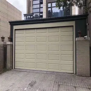 High Quality Canvas Garage Door Screen Magnetic Roll Up Canvas Contemporary Screen Solid Wood Portones Vintage Black Garage Door