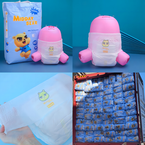 Couches-culottes jetables pour bébé, douces, respirantes, sans activants, avec protection anti-fuites imprimée et adhésive, type <span class=keywords><strong>pull</strong></span>-up - Product Image 2