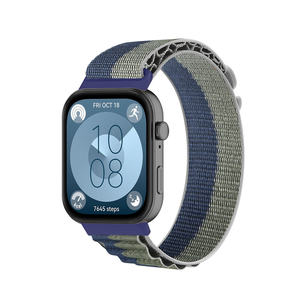 Tali Nilon Olahraga Alpine <span class=keywords><strong>Loop</strong></span> Band untuk Huawei Watch Fit 4 Pro Gelang Jam Tangan Correa Aksesori Pengganti - Product Image 6
