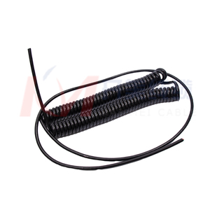 Cable Espiral de Cobre <span class=keywords><strong>para</strong></span> Sistemas de Iluminación Móvil y de Emergencia, Diseño Telescópico <span class=keywords><strong>para</strong></span> Exteriores - Product Image 1