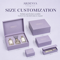 Emballage de luxe personnalisé pour collection de parfums, en carton rigide à bords superposés, fabrication OEM
