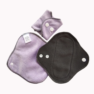 THX Serviettes hygiéniques lavables <span class=keywords><strong>pas</strong></span> chères en tissu antidérapant, protège-slips réutilisables en tissu minky imperméable, doux et respirant - Product Image 3