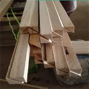 Wholesale Price Finished Timber Paulownia Wood Chips wooden strips furniture wood