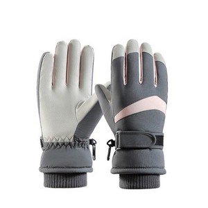 Vente flash - Gants de cyclisme réglables et chauds, coupe-vent, imperméables, pour enfants, en polyester, toutes saisons - Product Image 3