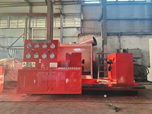 Banc d'essai de soupape de serrage à griffes fabriqué en Chine utilisé pour le <span class=keywords><strong>test</strong></span> de joint et de coque d'extrémité de bride - Product Image 2