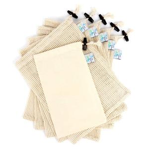<span class=keywords><strong>Tienda</strong></span> de comestibles y bolsas de almacenamiento con la <span class=keywords><strong>tara</strong></span> peso Amazon Venta caliente reutilizable algodón orgánico bolsas - Product Image 4