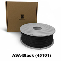 Filamen Printer 3D Bambu Lab ASA Hitam (45101) Asli Baru 1.75mm 1KG Tahan UV dan Cuaca
