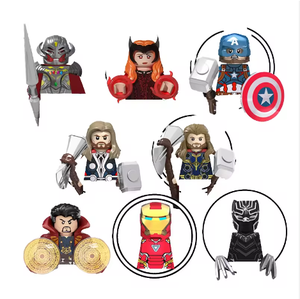Blocs de Construction Assemblés Mini Thor, Thor, Docteur Étrange, Ultron, 6 Gemmes Infinies, Figurines d'Action, Briques pour Enfants, TV6201 - Product Image 4