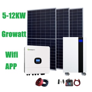 ชุดโซลาร์ไฮบริดครบชุด 5kw เครื่องกำเนิดไฟฟ้า 8kw 10kw ระบบไฟฟ้าออฟกริดสำหรับเครื่องใช้ไฟฟ้าภายในบ้าน XH-SH-8KW ระบบพลังงานแสงอาทิตย์ออฟกริด - Product Image 1