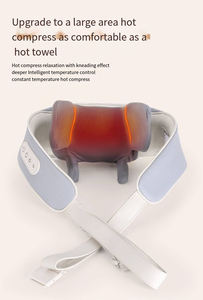 Masseur de cou et d'épaules chauffant à doigts bioniques, 2 modes, 2 niveaux, avec logo personnalisé, 2000 mAh, pour massage des tissus profonds du dos à domicile - Product Image 4