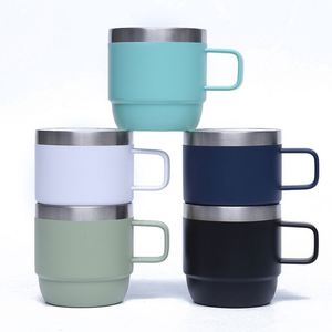 Tasse à café isotherme en acier inoxydable avec revêtement céramique, double paroi épaisse, pour voyage en extérieur, petite bouteille à vin – Produit transfrontalier très vendu - Product Image 2