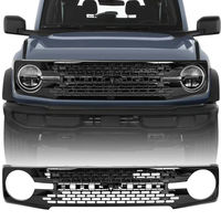 Grille de voiture de pièces d'auto supérieures avant pour Ford Bronco pièces d'auto hors route avec des inserts de lettres distinctifs audacieux
