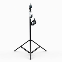 Support de scène pliable en aluminium robuste de 4 m, capacité de charge 80 kg, avec manivelle pour éclairage de scène