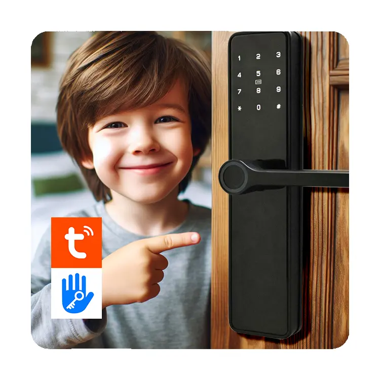 Smart Home Security Lock Tuya Wifi/Ttlock Ble Keyless Deur Entry Locking System Lock Voor Home Office