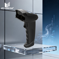 Lector de Códigos de Barras Inalámbrico USB 1D de Alta Velocidad, Escáner de Códigos de Barras CMOS 2D Portátil, 300 Lecturas/Segundo, 1 Año de Garantía