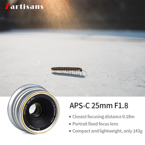 7 artesanos 25mm F1.8 Prime lente para <span class=keywords><strong>Sony</strong></span> E montaje Fujifilm Canon Mout Micro 4 <span class=keywords><strong>3</strong></span> cámaras <span class=keywords><strong>A7</strong></span> A7II A7R envío gratis - Product Image 6
