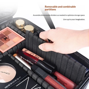 Bolsa <span class=keywords><strong>de</strong></span> Cosméticos Abierta <span class=keywords><strong>de</strong></span> Gran Capacidad para <span class=keywords><strong>Mujer</strong></span>, Portátil, para Viajes, Maquillaje, Herramientas <span class=keywords><strong>de</strong></span> Tatuaje/Uñas - Product Image 2