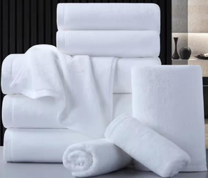 100% cotton sang trọng khăn đặt cho phòng khách sạn hoặc spa tùy chỉnh thêu với tính năng thân thiện với da cho logo phòng tắm - Product Image 2