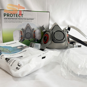 Mặt Nạ Nửa Mặt Sản Xuất Trong Suốt Trị Liệu Ma Thuật Chống Cháy Oxy Đầy Đủ Mặt Nạ Khí Mặt Nạ Mặt Nạ Hai Bộ Lọc Ant - Product Image 4