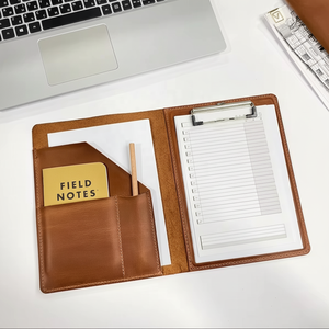 Porte-bloc en cuir dossier fait à la main portefeuille porte-bloc-notes personnalisé A5 dossier A4 sac pour porte-documents LPA-0002 - Product Image 1