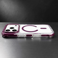 Coque de téléphone transparente pour iPhone 18 Pro Max avec coussin d'air magnétique antichoc pour iPhone 18 Pro 17 16
