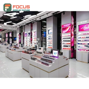 High Quality Retail Shop Glass Wall Display Unit Space Planning Cosmetic Display Cabinet - Product Image 2