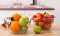 Plateaux de cuisson en verre borosilicate transparent et caoutchouc de silicone, grande taille, avec logo personnalisé, pour usage en four, vente en gros