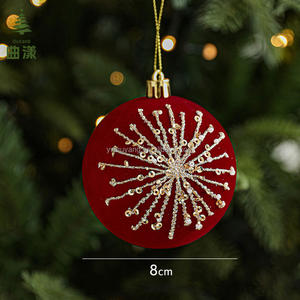 Xmas Tree Bulbs Tree Velvet <strong>Christmas</strong> Balls <strong>Bulk</strong> Flocked <strong>Christmas</strong> Tree Ball <strong>Ornaments</strong> Velvet <strong>Christmas</strong> Ball <strong>Ornaments</strong> - Product Image 5