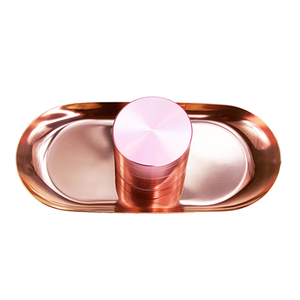 Kit de meuleuse à plateau roulant pour filles, 2 en 1, mini bijoux personnalisés en alliage d'aluminium de <span class=keywords><strong>zinc</strong></span>, rose-arc-en-ciel, 50mm, livraison gratuite - Product Image 4