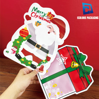 En stock, prix de gros, sachets de bonbons colorés pour enfants, design de biscuits, décorations de Noël, emballage cadeau