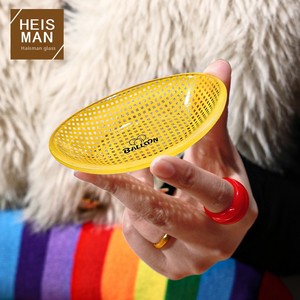 Assiette plate en verre à carreaux, style coréen, mignonne et fraîche, style dopamine, bol à pâtes, mini plat à trempette compatible <span class=keywords><strong>micro</strong></span>-ondes, plateaux de service pour usage domestique - Product Image 3