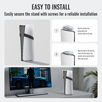 JYS Support Vertical pour PS5/PS5 Slim/PS5 Pro Accessoires de Jeu