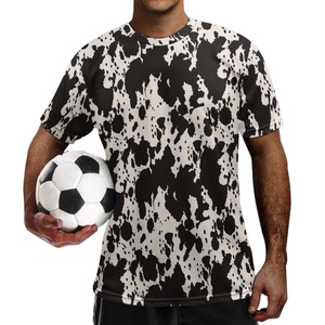 Uniforme de <span class=keywords><strong>football</strong></span> sportif, texture animale colorée, imprimé léopard, uniformes de <span class=keywords><strong>football</strong></span> pour équipe, manches courtes, maillots de <span class=keywords><strong>football</strong></span> pas chers - Product Image 5