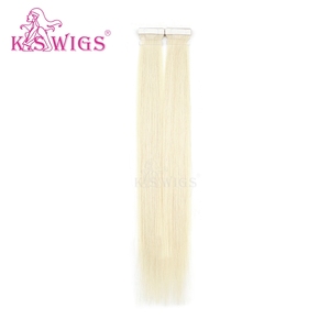 Extensiones de Cabello con Cinta Adhesiva K.SWIGS Premium, Cabello Humano Remy 100% de Doble Trama, 12-30 Pulgadas, Todos los Colores, Cinta Adhesiva Sin Costuras, Verificado por OEM - Product Image 5