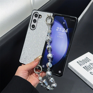 <span class=keywords><strong>Coque</strong></span> de protection de luxe scintillante <span class=keywords><strong>avec</strong></span> <span class=keywords><strong>chaîne</strong></span> pour <span class=keywords><strong>Samsung</strong></span> Galaxy Z Fold6 Fold5 Fold4 Fold3 Fold2 – Vente en gros - Product Image 5