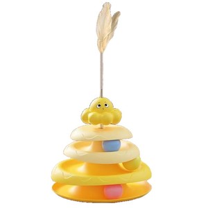 Juguete giratorio para gatos, bola giratoria con forma de pulpo, entretenimiento para gatos, juguete para provocar a los gatos, juguete para gatos con plumas - Product Image 5