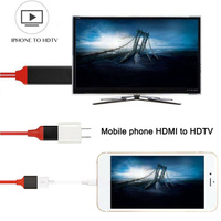 Câble universel USB vers HD 2M TV HDTV Câble adaptateur de projecteur pour iPhone/téléphone Android, câble audio vidéo pour projecteur TV