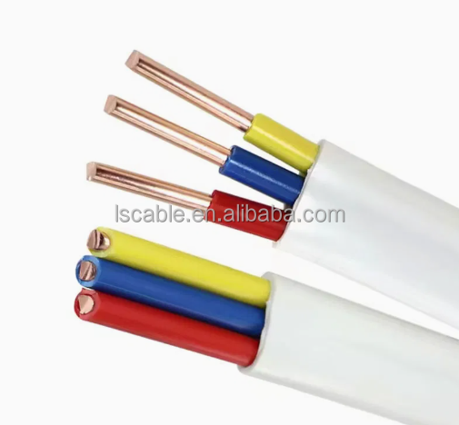 AS/NZS Twin and Earth 2 3 Core TPS Flat Cable 1.5MM 2.5MM 4MM 6MM 10MM PVC Insulated Electrical Wire
