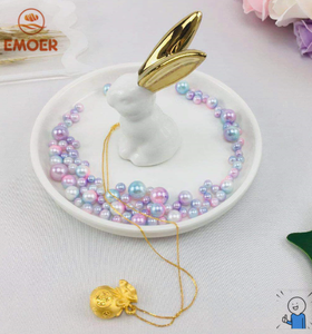 <span class=keywords><strong>Assiette</strong></span> à dessert en porcelaine écologique Gold Rabbit Party - Product Image 6
