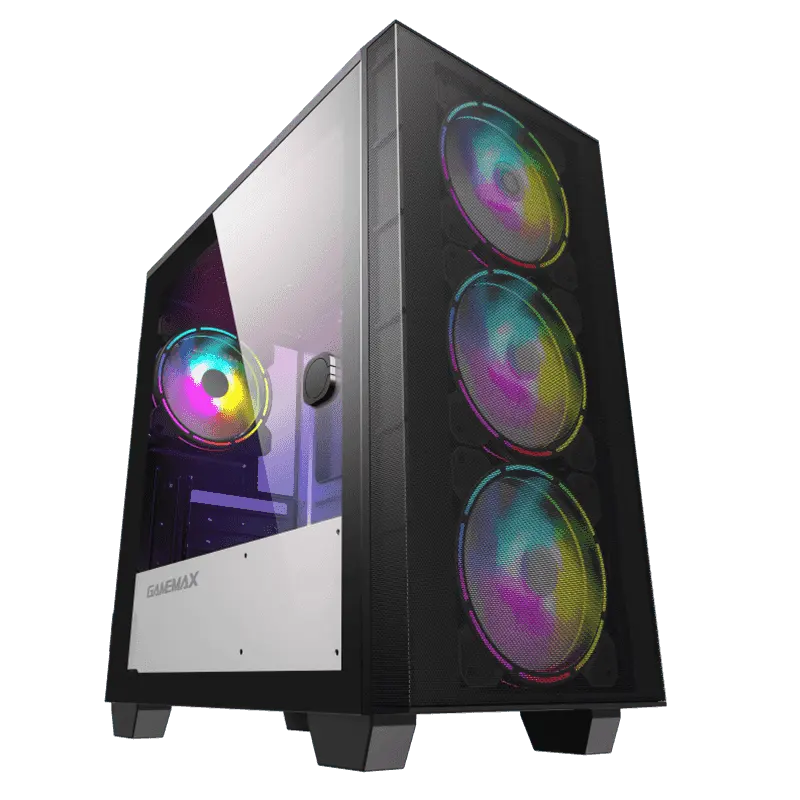 GAMEMAX---2022 NEW Design Factory Micro ATX PC Case HD USB3.0 Tempered Glass Gaming Computer Case & Towers