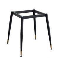 Pieds de table en métal robuste, support pour dalle rocheuse, pieds simples rectangulaires pour table basse, support pour table à manger en verre trempé