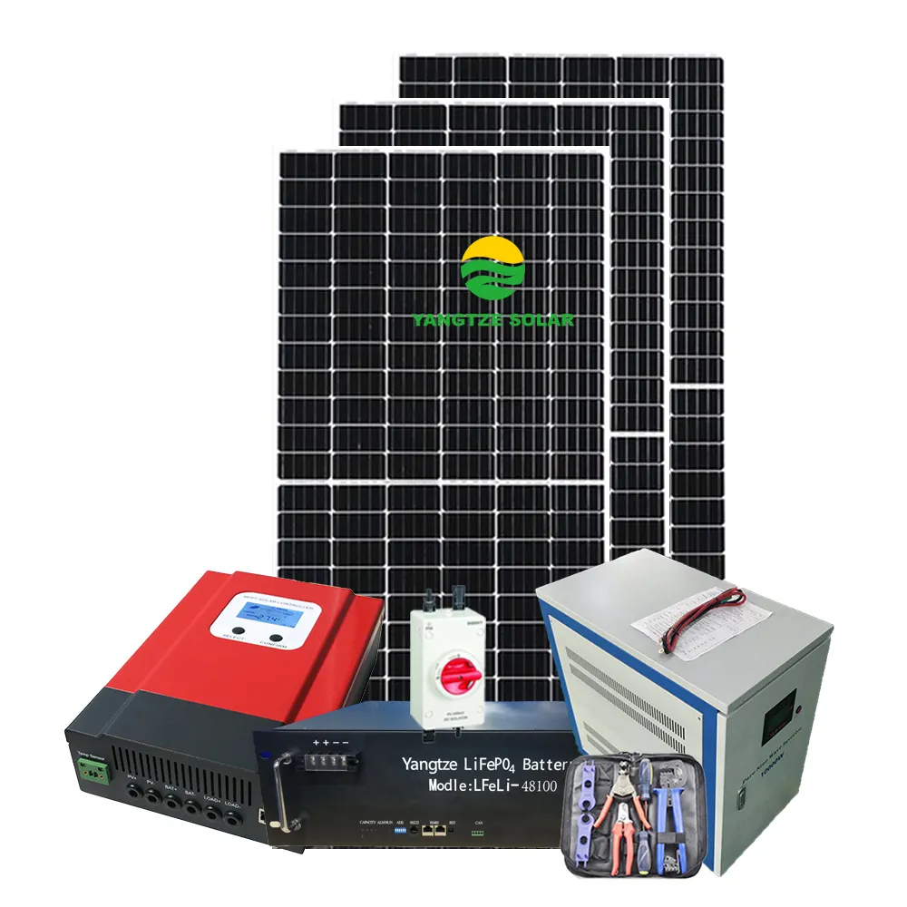 Yangtze solar power system home 10kw off grid air conditioner energy system