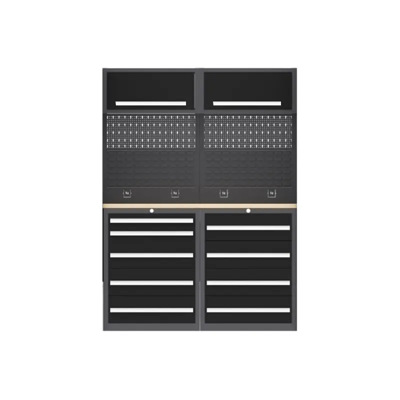 JZD workshop storage metal mobile tool cabinet garage tool box steel tool box drawers workbench